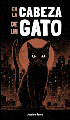 En la cabeza de un gato